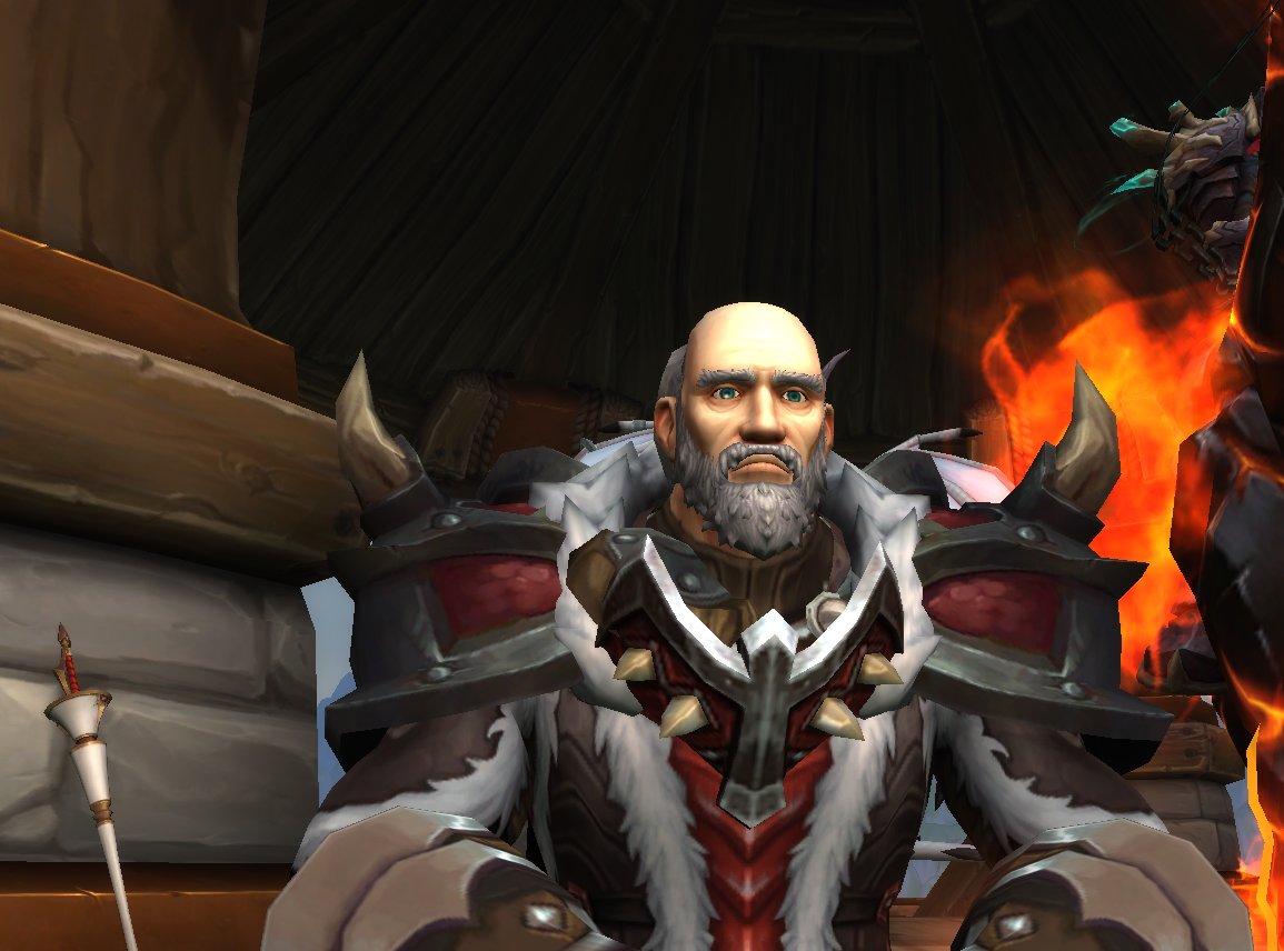 Anyone else noticed Danath Trollbane changing models during the new Arathi Highlands campaign? In the first cutscene his model uses the new and shorter beard styles and then (at least from the final cutscene on) he switches to the old beard style. Why?🤔<a href="/Warcraft/">World of Warcraft</a>