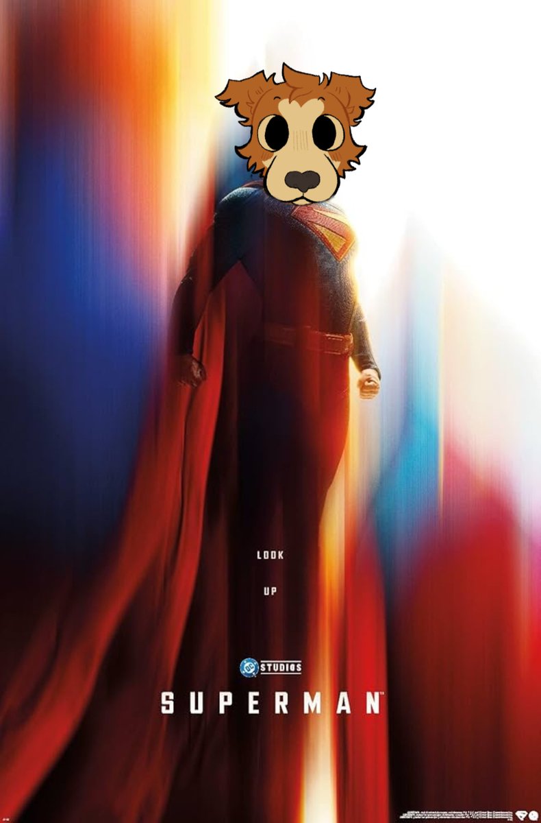 seeing Superman tonight with a furry I met on barq!! 🍿
expect a review