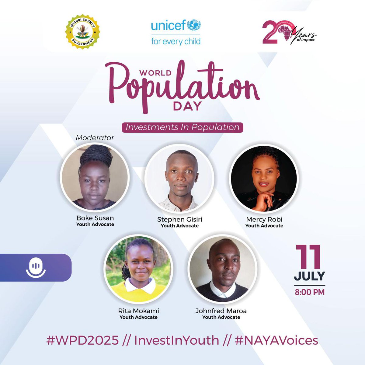 Access changes everything.  
Family planning services aren't a luxury—they're a right. Expanding these services empowers communities to thrive sustainably. Let's make them accessible to all. #WPD2025 #InvestInYouth #NAYAVoices