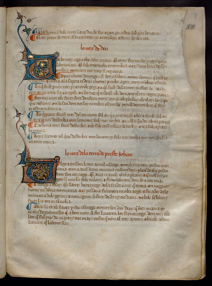 Un dels cançoners provençals més interessants d’entre els copiats a Catalunya i que es conserva encara a la nostra terra és el manuscrit 146, conegut amb el nom de Cançoner Gil.
#Temadelmes dedicat als #tresors de la biblioteca Digitalitzat a tuit.cat/Yy8L4