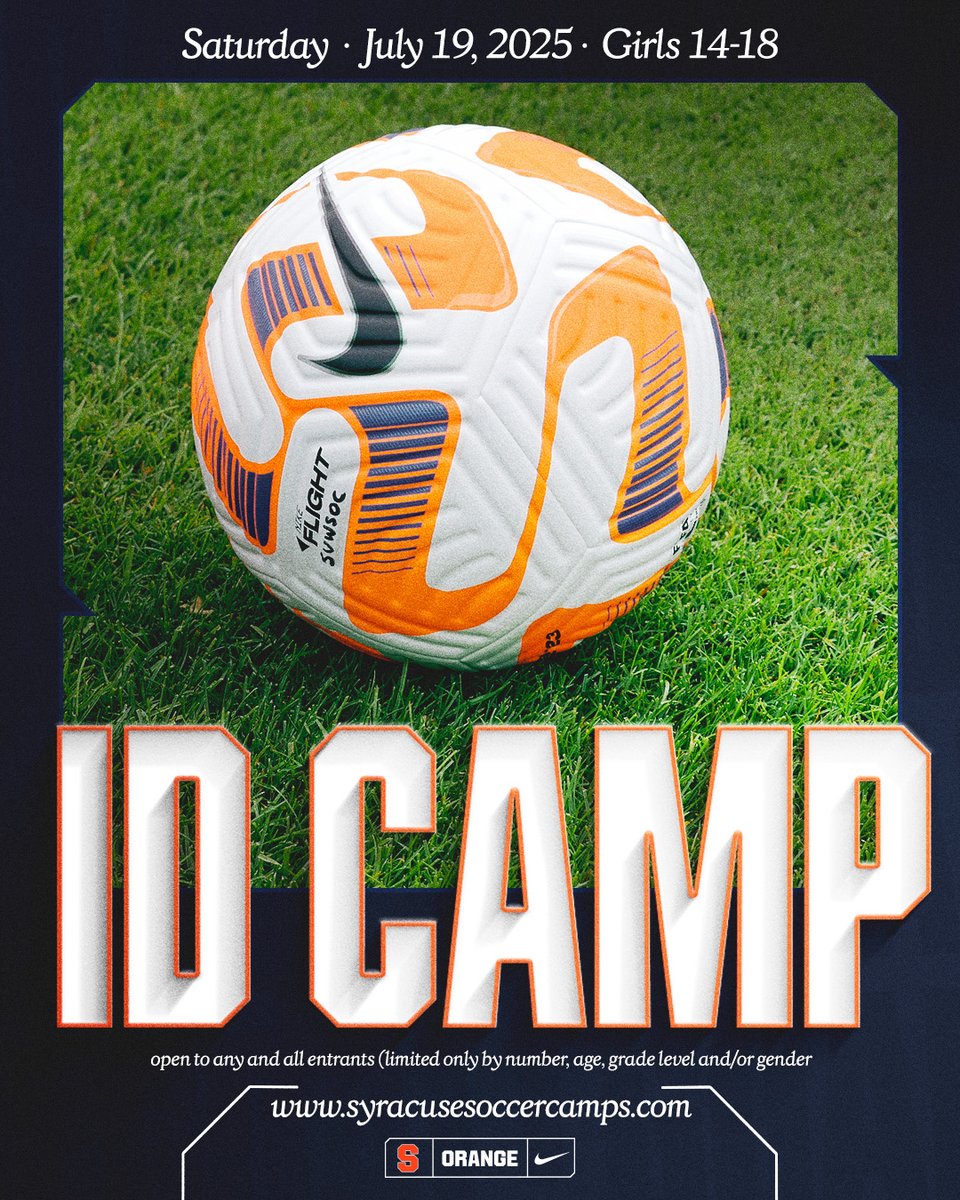 CuseWSOC's tweet image. ⚽️ A few spots are open! 🍊