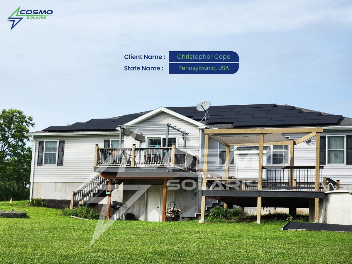 CosmoSolaris's tweet image. 𝗖𝗵𝗿𝗶𝘀𝘁𝗼𝗽𝗵𝗲𝗿 𝗖𝗼𝗽𝗲 𝗶𝘀 𝗼𝗳𝗳𝗶𝗰𝗶𝗮𝗹𝗹𝘆 𝘀𝗼𝗹𝗮𝗿-𝗽𝗼𝘄𝗲𝗿𝗲𝗱!
Big thanks to Cosmo Solaris for lighting the way!

With energy bills on the rise and a commitment to a more sustainable lifestyle, 𝗖𝗵𝗿𝗶𝘀𝘁𝗼𝗽𝗵𝗲𝗿 𝗖𝗼𝗽𝗲 made the smart move to go solar.…