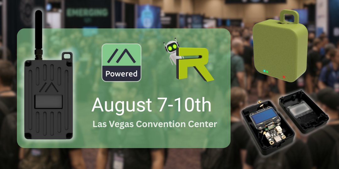 Rokland's tweet image. Come see us at DEF CON 33 in Las Vegas! See #Meshtastic hardware and more!