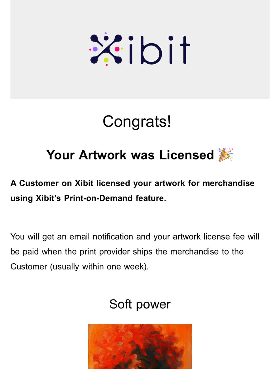 edrinaemmanuel2's tweet image. One of my painting and picture has been licensed for print on demand merchandise on @Xibit_App by @techbubble!

I’m truly grateful for the gift @techbubble