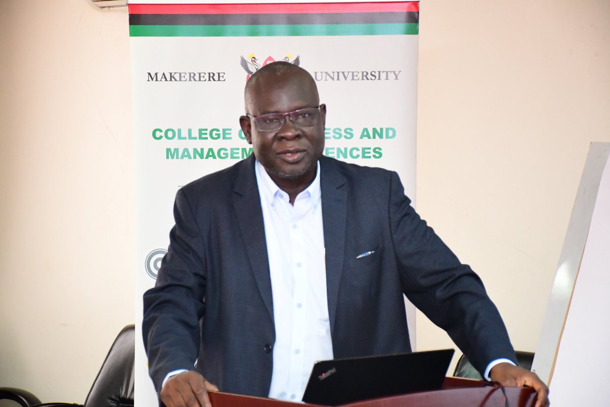 MakCoBAMS's tweet image. Closing the Strategic Leadership Training , the Dean School of Business @MakCoBAMS, Assoc. Prof. Godfrey Akileng said that "I am proud of our PhD programs & the legacy they create." He encouraged the participants to be champions of change across @Makerere. @MakCoNAS