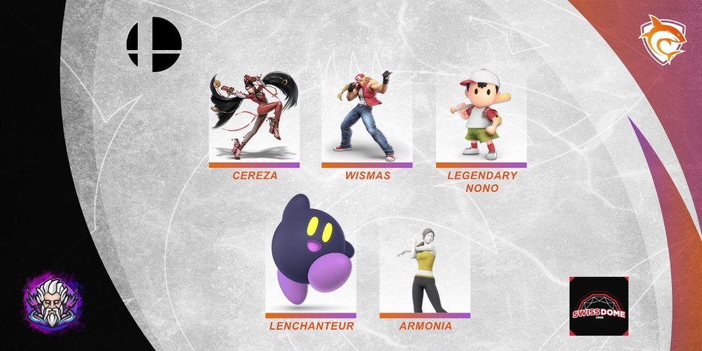 🔥⚔️ SSBU ⚔️🔥

Cinq de nos joueurs entrent en lice aujourd’hui pour le <a href="/swissdomeCH/">Swiss Dome 2025</a> à Bâle, le plus gros tournoi #SSBU de Suisse. 🇨🇭

Deux jours de compétition intense les attendent face à un plateau relevé. 🦈🔥🧙‍♂️🔮

GLHF à eux ! 💪

#FGS #CDFW #SSBU #GOSHARKS