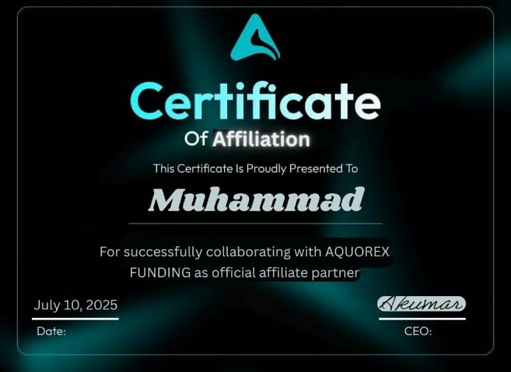 SA'ADAH FX (@muhammadaminuel) on Twitter photo I'm excited to announce my official partnership with the best prop firm backed with broker <a href="/Aquorexfunding/">Aquorex Funding</a>
Grab your challenge here: aquorexfunding.com I'm excited to announce my official partnership with the best prop firm backed with broker <a href="/Aquorexfunding/">Aquorex Funding</a>
Grab your challenge here: aquorexfunding.com