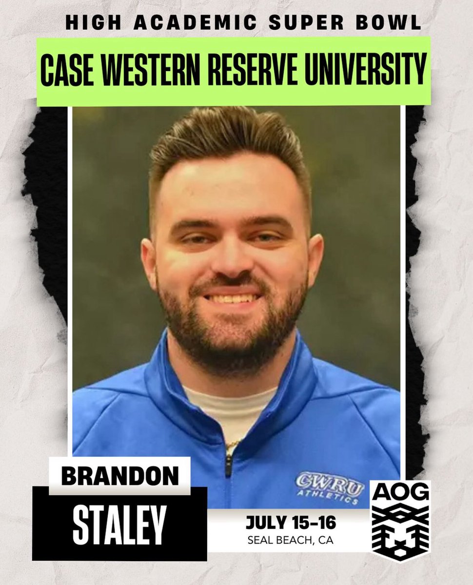 Welcome Assistant Coach at Case Western Reserve University Brandon Staley to the High Academic Super Bowl July 15-16 at AIM Sports Complex!

<a href="/Coach_Staley/">Brandon Staley</a> <a href="/CWRUhoops/">SpartanBasketball</a> <a href="/RyanSilver1/">Ryan Silver</a> <a href="/coachsmartin310/">Coach Scott Martin</a>