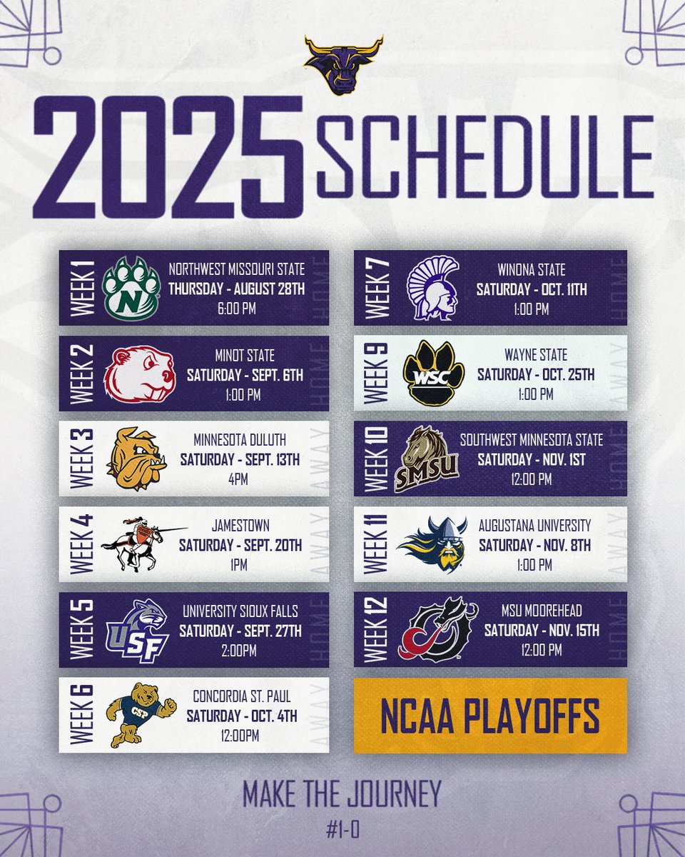 We are closing in on the 2025 Season, 6 Home games to Pack The Blake! 

See y’all soon! 🤘🏽😈#MakeTheJourney