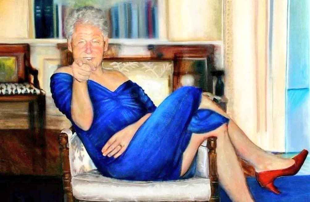 Brookltnwilliw's tweet image. 🔥🔥🔥🔥🔥🔥🔥🔥🔥🔥🔥🔥🔥🔥🔥🔥🔥🔥🔥🔥Attention All You Lying Democrat Scumbags Trying to implicate @POTUS to Epstein Island ra-ing children, your Billy boy Clinton practically lived there. Epstein even had a portrait of Billy wearing a Monica dress.
Reports indicate that…