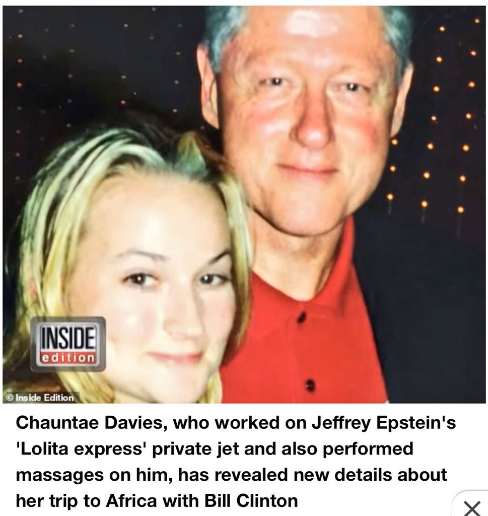 Brookltnwilliw's tweet image. 🔥🔥🔥🔥🔥🔥🔥🔥🔥🔥🔥🔥🔥🔥🔥🔥🔥🔥🔥🔥Attention All You Lying Democrat Scumbags Trying to implicate @POTUS to Epstein Island ra-ing children, your Billy boy Clinton practically lived there. Epstein even had a portrait of Billy wearing a Monica dress.
Reports indicate that…