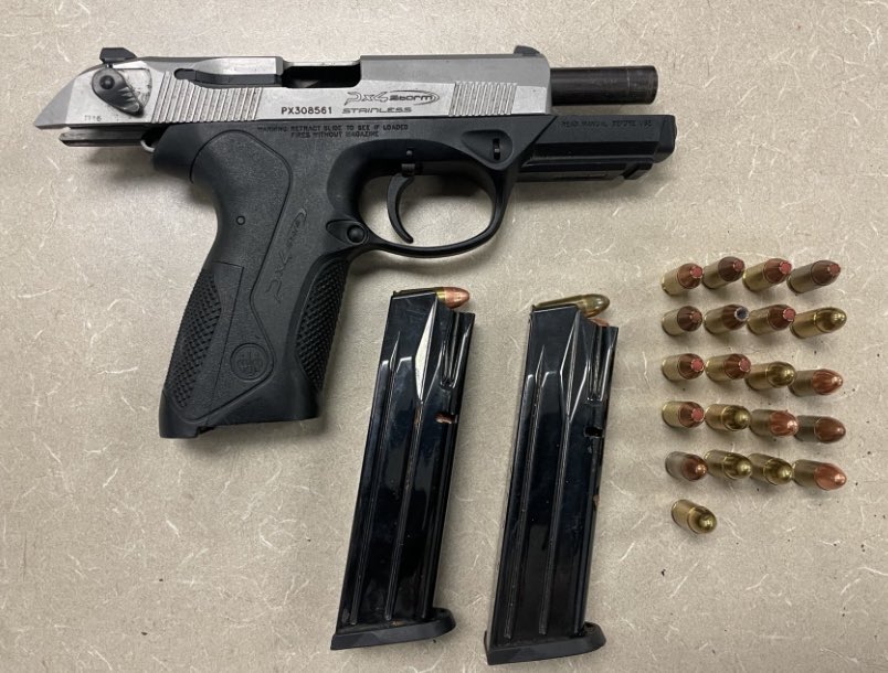 MCPD 3D Commander (@mcpd3dcommander) on Twitter photo Downtown Silver Spring traffic stop leads to another gun arrest 🔫 🚔
Last night (7/10/25) your <a href="/mcpnews/">Montgomery County Department of Police</a> 3rd District evening shift patrol officers conducted a proactive traffic stop in the 8000 block of Georgia Avenue just north of the Washington DC line.
During the stop both Downtown Silver Spring traffic stop leads to another gun arrest 🔫 🚔
Last night (7/10/25) your <a href="/mcpnews/">Montgomery County Department of Police</a> 3rd District evening shift patrol officers conducted a proactive traffic stop in the 8000 block of Georgia Avenue just north of the Washington DC line.
During the stop both