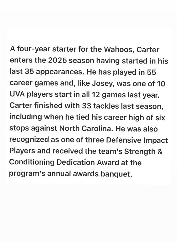 Ferron Carter (@dspmd) on Twitter photo This is your season to put that stamp on your name #90 <a href="/iamjahmeer/">Jahmeer Carter</a>
Awesome article ππΎ This is your season to put that stamp on your name #90 <a href="/iamjahmeer/">Jahmeer Carter</a>
Awesome article ππΎ