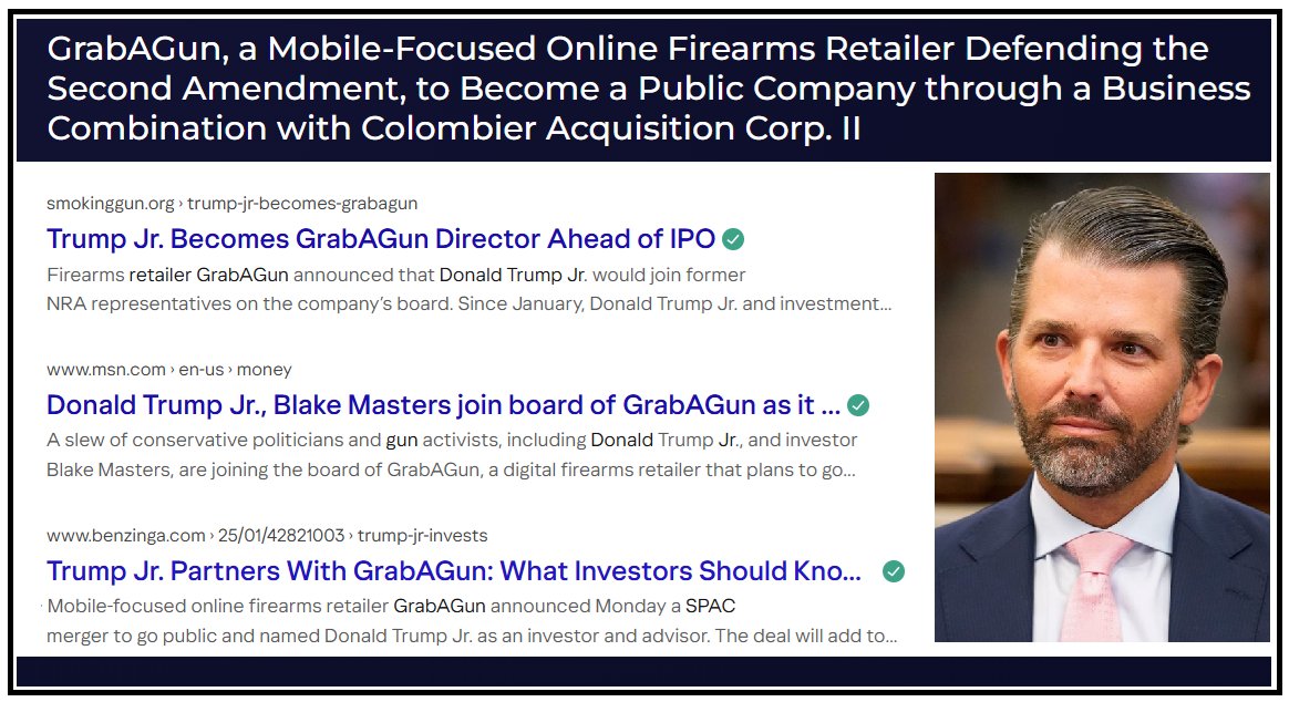 E X X ➠A L E R T S (@exxalerts) on Twitter photo ALERT: 🚨 Stock ticker $CLBR ON FIRE right now following yesterday's announcement.
Grab a gun is the Amazon of firearms.
Trending #1 on <a href="/AfterHour_HQ/">AfterHour: Social Copy Trading</a> and #2 on
<a href="/Stocktwits/">Stocktwits</a> ALERT: 🚨 Stock ticker $CLBR ON FIRE right now following yesterday's announcement.
Grab a gun is the Amazon of firearms.
Trending #1 on <a href="/AfterHour_HQ/">AfterHour: Social Copy Trading</a> and #2 on
<a href="/Stocktwits/">Stocktwits</a>