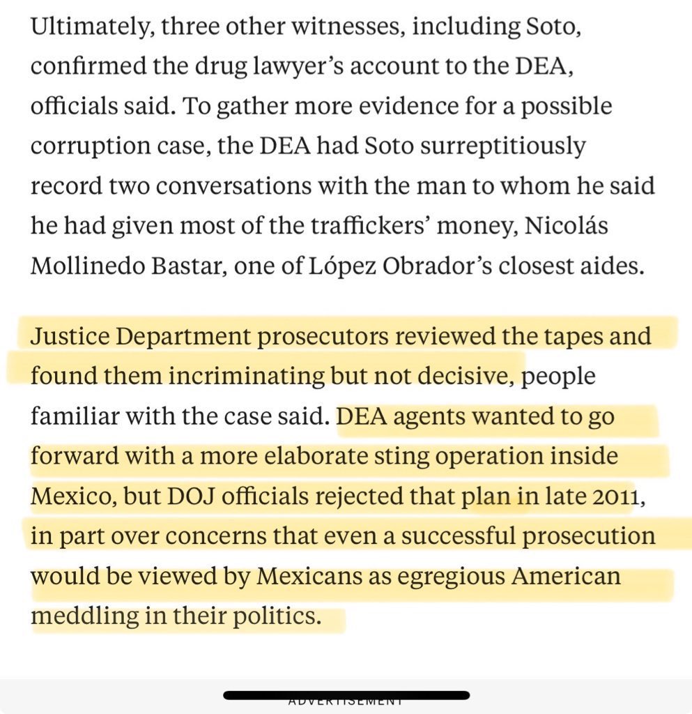 Seamos cautelosos, tampoco podemos apostar y meter las manos al fuego por la justicia estadounidense, recuerden que se supo de los vínculos de López Obrador con el CDS y Obama ordenó detener las investigaciones. 

No solo se trata de justicia sino de política.