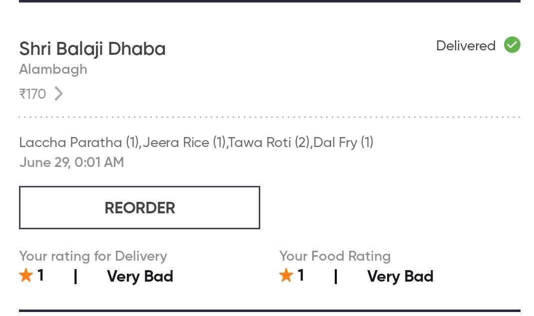HarshAw38408575's tweet image. Hey @Swiggy,
I just received my order and a few items are missing. This is seriously disappointing — I paid for everything and expected it all. Please fix this ASAP.
Your agents saying the rating is the only solution 🤣
#Swiggy #OrderIssue #MissingItems

Order No. 210105077214941