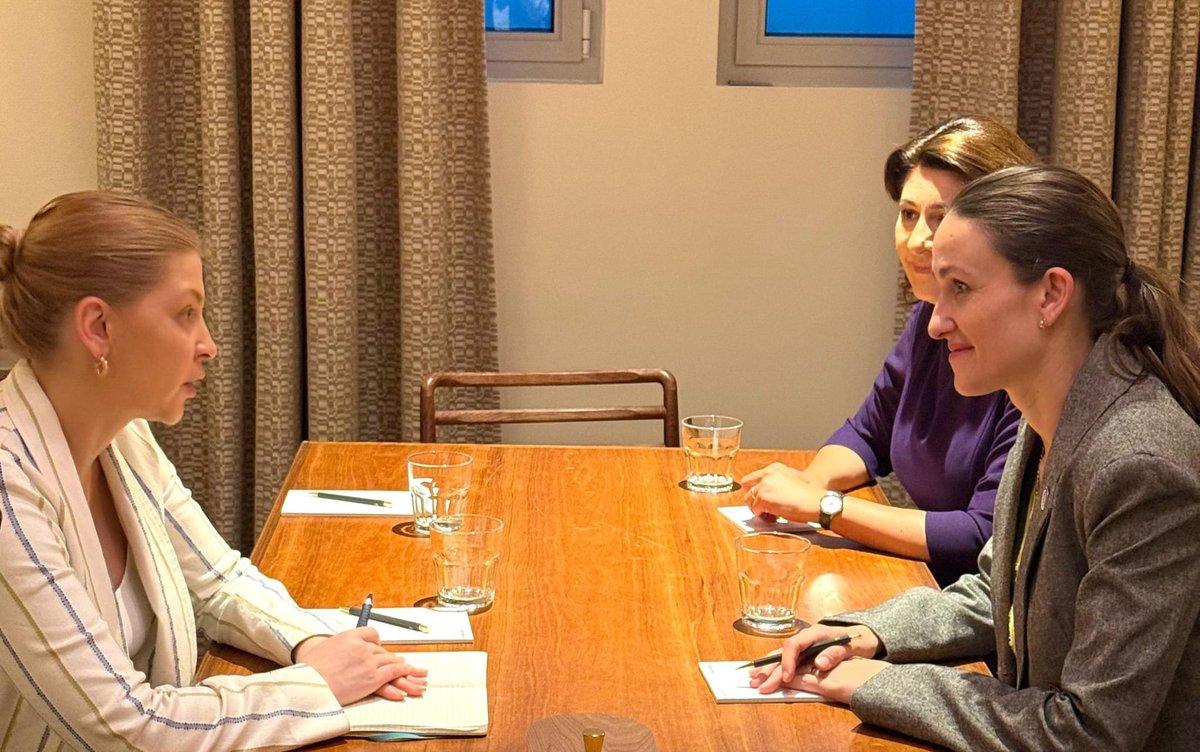 Toiu Oana (@oana_toiu) on Twitter photo Extremely productive meeting with <a href="/StefanishynaO/">Olga Stefanishyna</a> , 🇺🇦 in Rome on the sidelines of #URC2025 conference.
Stressed Romania's 🇷🇴 strong & continuous support for Ukraine and jointly reconfirmed the active engagement to raise bilateral relations to Strategic Partnership.
Expressed Extremely productive meeting with <a href="/StefanishynaO/">Olga Stefanishyna</a> , 🇺🇦 in Rome on the sidelines of #URC2025 conference.
Stressed Romania's 🇷🇴 strong & continuous support for Ukraine and jointly reconfirmed the active engagement to raise bilateral relations to Strategic Partnership.
Expressed