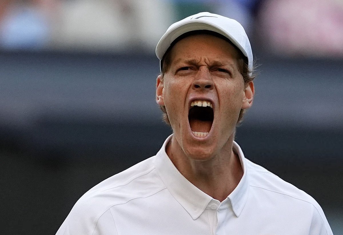 goldenheartvhes's tweet photo. JANNIK SINNER IS A WIMBLEDON FINALIST THIS IS NOT A DRILL https://t.co/tMDv4i61yk