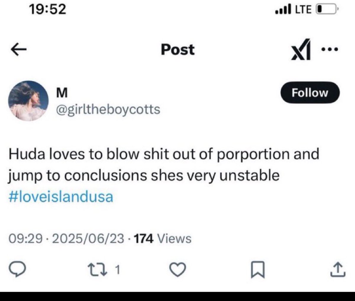 mituri771681's tweet photo. @5starrgemini @axulym020 it wasn’t a huda fan, that person is sick and disgusting but knowing huda is palestinian and considering the war on gaza posting that disturbing photo is sick. that person has hated huda on every post it has made. https://t.co/C4JWkdAK9I