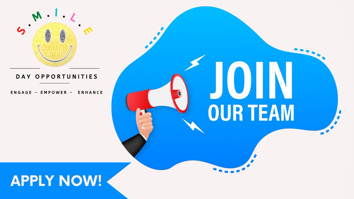 We are looking for a Outreach Worker to work in the Cantley area of Doncaster.

This is a rewarding role and a fantastic opportunity to be part of the SMILE Day Opportunities Service.

Apply via the link below-

ce0351li.webitrent.com/ce0351li_webre… 

#SocialCare
#DoncasterJobs