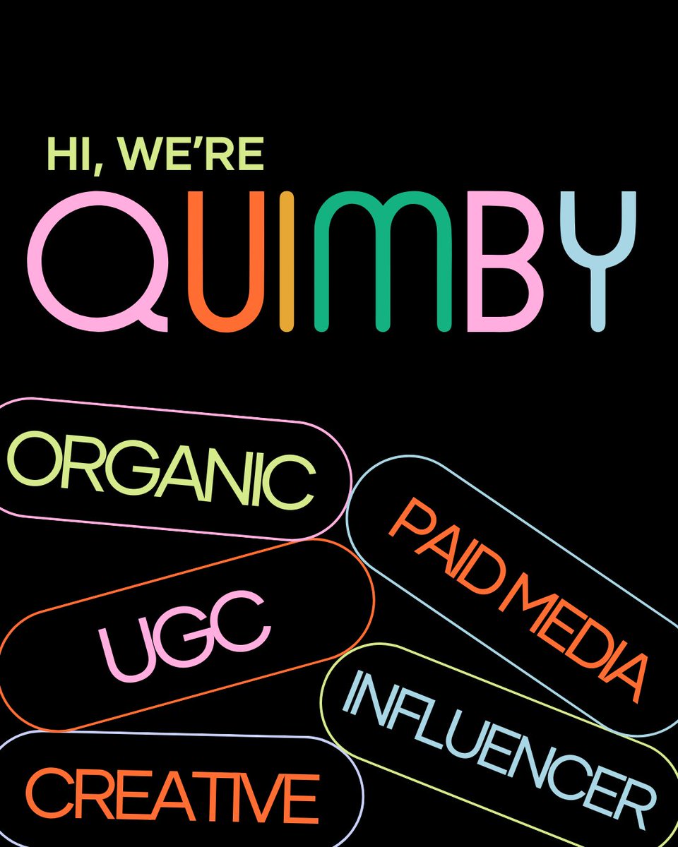 quimbydigital's tweet photo. We’re a small but mighty team of strategists, content nerds, and community builders who actually love this stuff. Whether you’re leading a brand, running a marketing team, or just trying to stay relevant in the ever-scrolling feed, you’re in good company. https://t.co/m0WlPAooMa