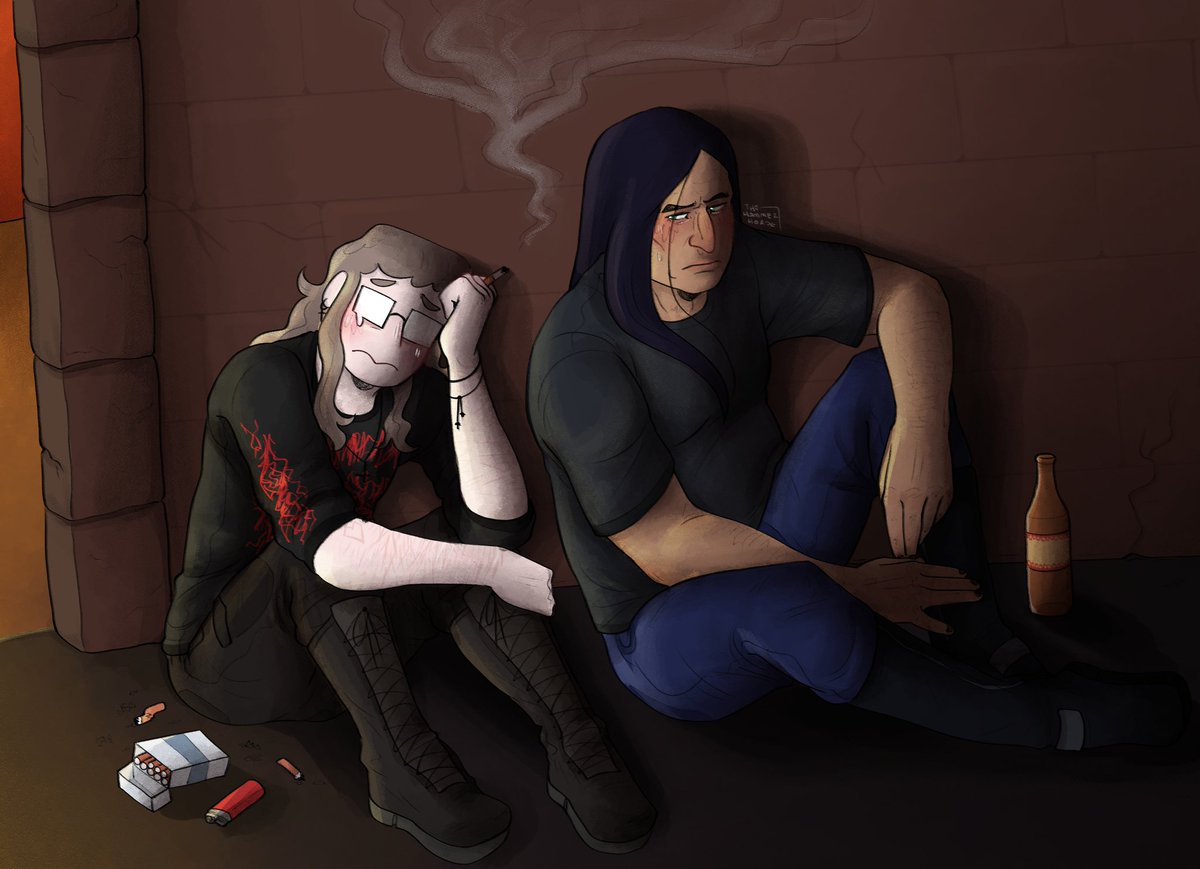 This is uhh not good. Magthan... #metalocalypse #yumeship