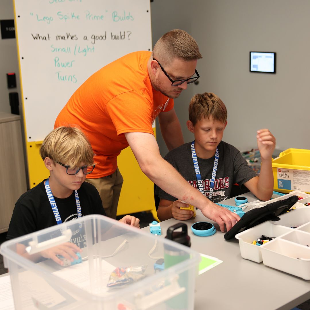 IMSMuseum's tweet image. The first summer camp in IMS Museum history is complete! Thank you to everyone who participated in "Robo Racers" this week. The campers built LEGO robots and then coded them to autonomously go around a track in the fastest time.