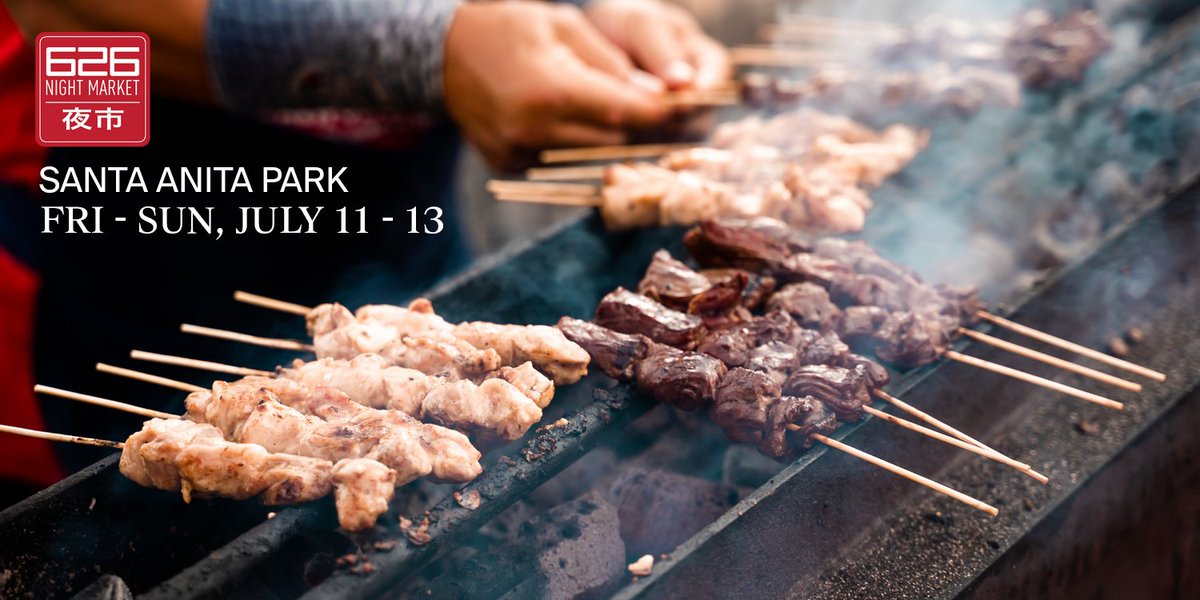 📍 The 626 Night Market is BACK at Santa Anita Park this weekend!
🗓️ July 11–13 | ⏰ 4PM–11PM
🍜 Over 300 vendors serving up the best in food, drinks, merch &amp; more.
Bring your appetite and your crew—this is one summer night market you don’t want to miss!
🎟️ Details: