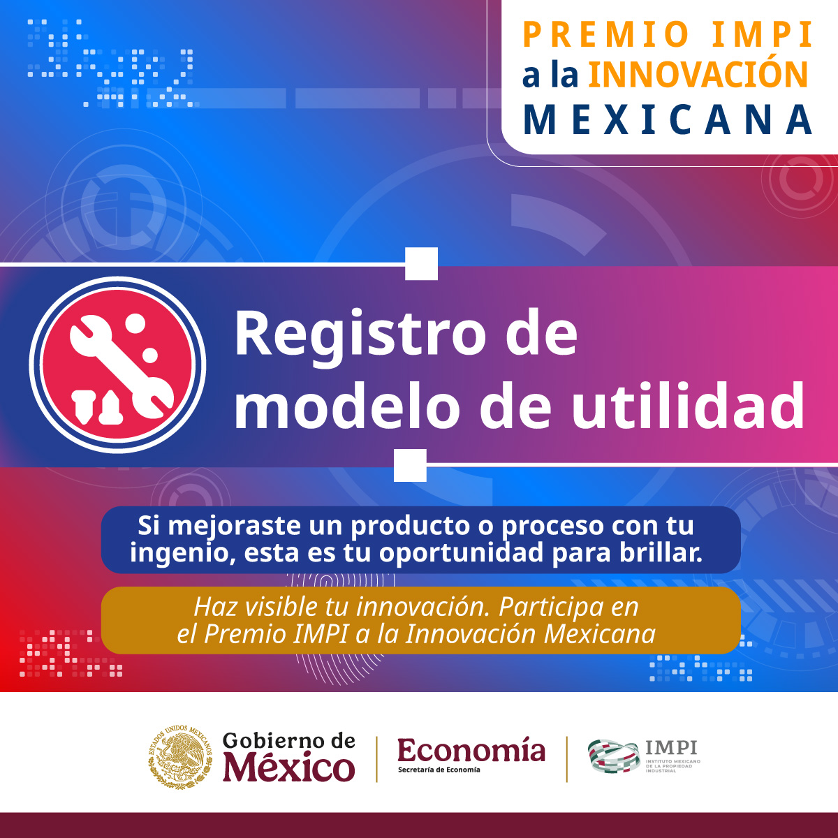 SE_mx's tweet photo. 🔧💡 A veces, una mejora hace la diferencia. Si creaste un modelo de utilidad que optimiza procesos o productos, este premio es para ti.

Regístralo para participar en el #PremioIMPI aquí 👉 https://t.co/XmbVjYTAIu

#Innovación #ModeloDeUtilidad https://t.co/NeOfcpFWJu