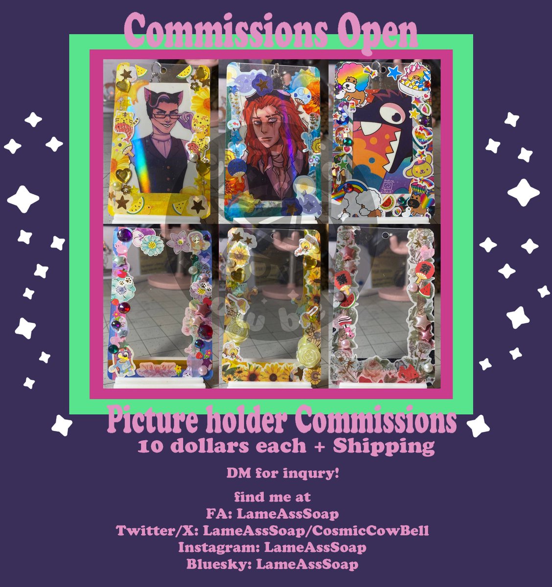 LameAssSoap's tweet image. ✨🔔Looking for something to show off your OC, Fursona or Favorite Characters? Photo cards are open! 

 1⃣0⃣ + shipping! 

Planning a trip to #texasfurrysiesta ? at con pick up is also available!  ✨🔔

#commissionsopen #FursuitFriday