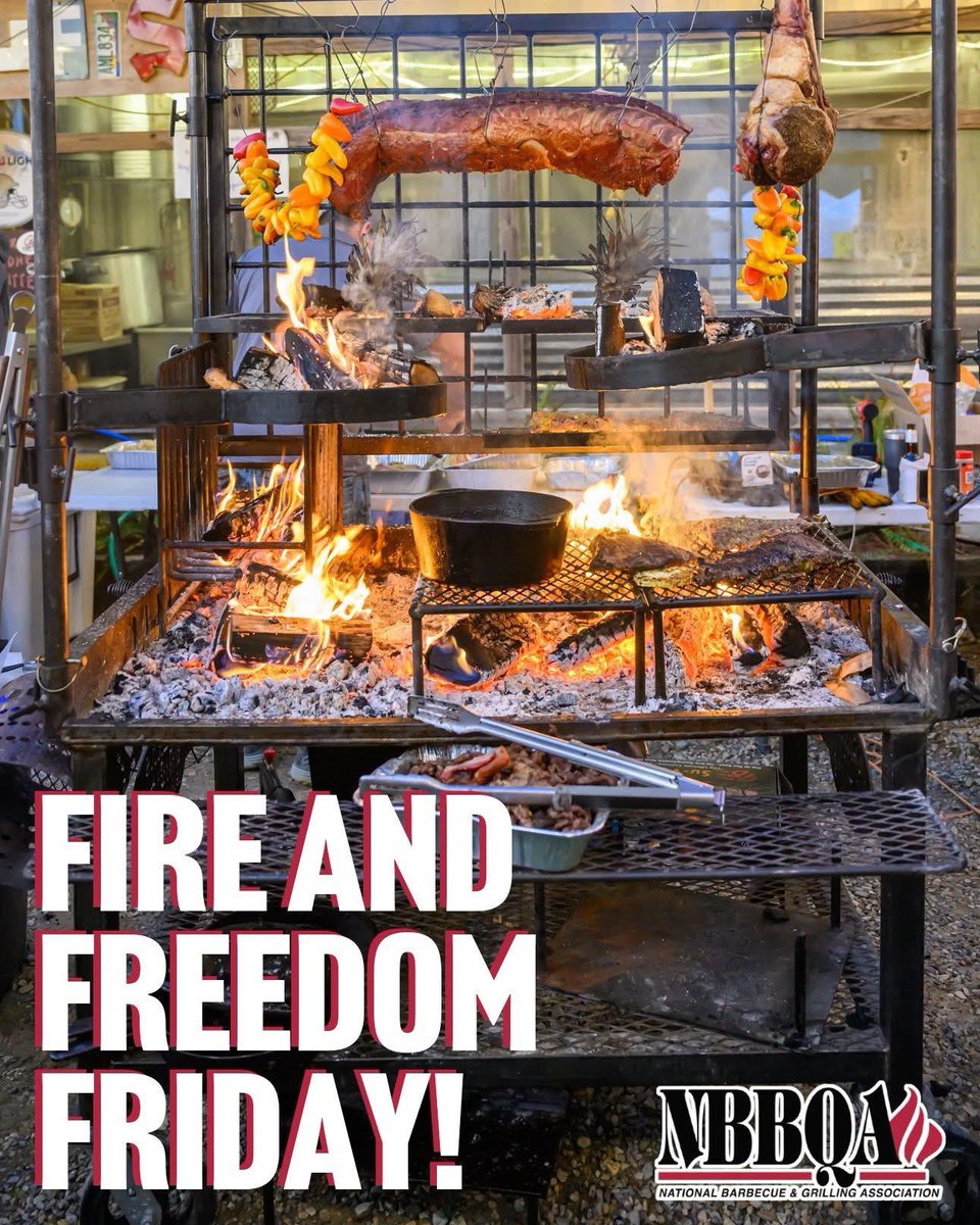 It’s that time again — Fire and Freedom Friday! 🔥

Are you firing up the pit with open flames or letting that smoker roll low &amp; slow? Drop a pic and show us your weekend BBQ vibes!
#NBBQA #FireAndFreedomFriday #LiveFire #LowAndSlow #BBQWeekend #nowthatssmokin #nowthatsgrillin