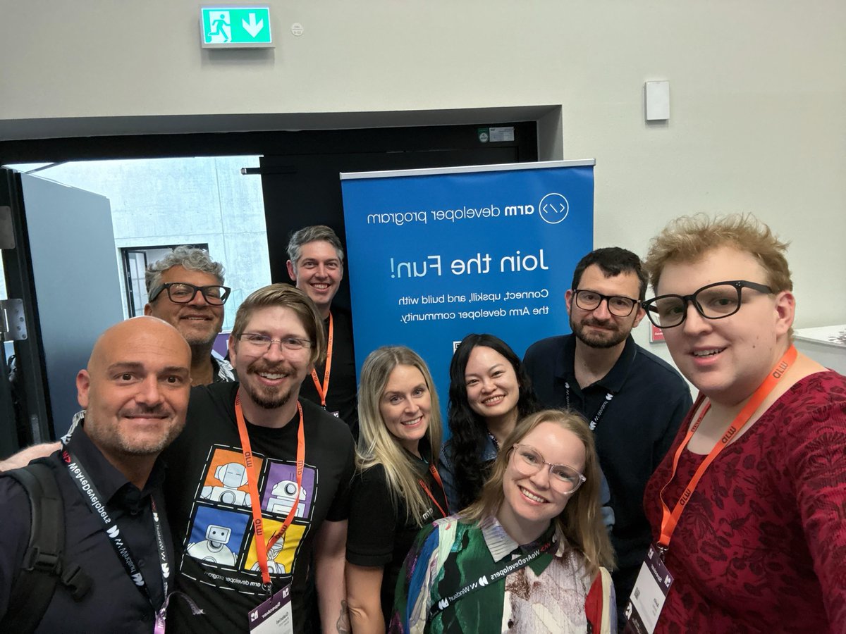 ArmSoftwareDev's tweet image. That’s a wrap on @WeAreDevs! 🙌
A huge thank you to everyone who joined our sessions, asked insightful questions, and got hands-on at our workshops to build smarter, more efficient apps on @Arm.
Missed our SME2 sessions? Explore tools & resources on the Developer Launchpad…