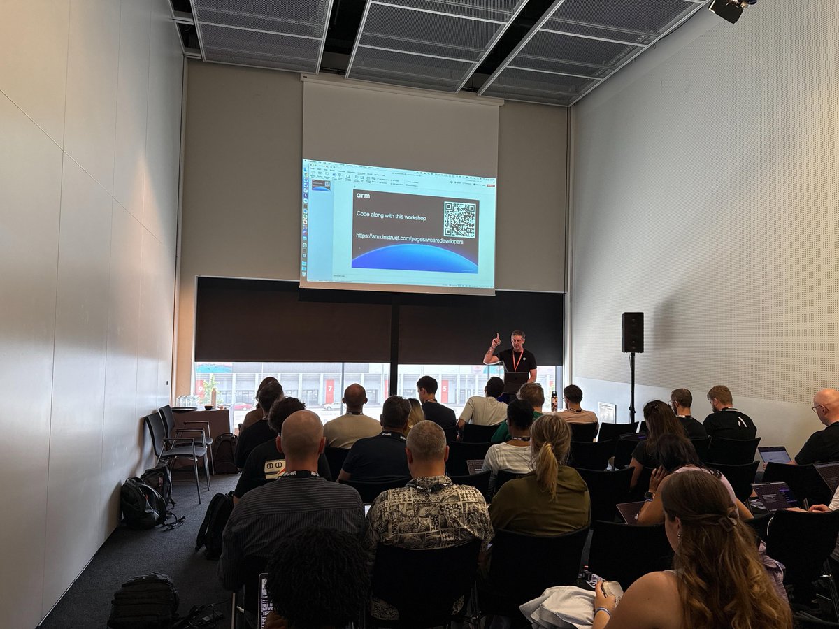 ArmSoftwareDev's tweet image. That’s a wrap on @WeAreDevs! 🙌
A huge thank you to everyone who joined our sessions, asked insightful questions, and got hands-on at our workshops to build smarter, more efficient apps on @Arm.
Missed our SME2 sessions? Explore tools & resources on the Developer Launchpad…