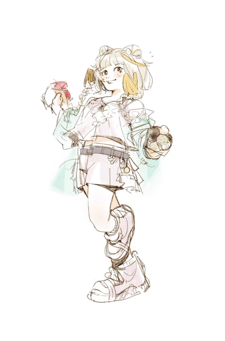 Grain buds you cutieeee #小满 #アークナイツ