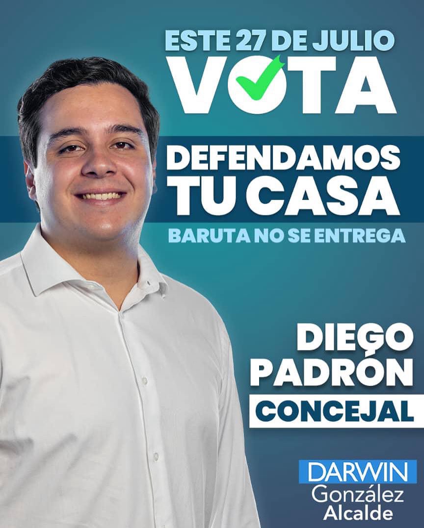 diegopadronb's tweet image. Arrancamos esta campaña con la misma determinación que me ha acompañado siempre. Baruta no es solo mi hogar, es el lugar donde crecí, forjé mis sueños, los he trabajado y a mis 26 años, los he logrado.
Apuesto por Baruta porque aquí he aprendido el valor de la comunidad, de la…