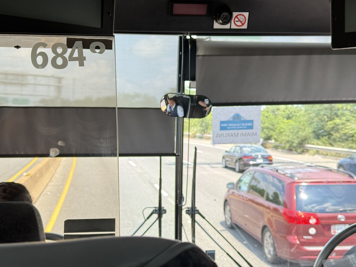 STUPrez's tweet photo. Kicking off our Corporate Partner trip with #STUPartner Miami Marlins! 

The First Lady and I have landed at Reagan and are bussing up to Baltimore for tonight’s Marlins-Orioles matchup at one of my favorite ballparks—Camden Yards.

@Marlins @Orioles @camdenyard

#STUMiami #MiamiMarlins
