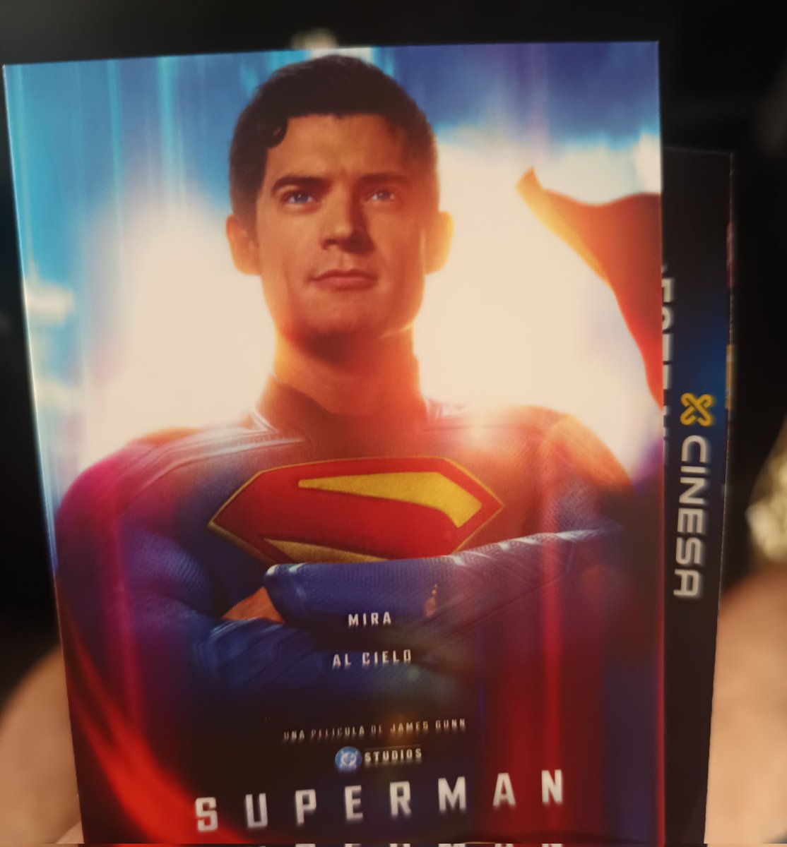 NestorXCL's tweet photo. En pocos minutos en Madrid comienza Superman @WarnerBrosSpain @JamesGunn @Cinesa https://t.co/H2bhhcnv5J