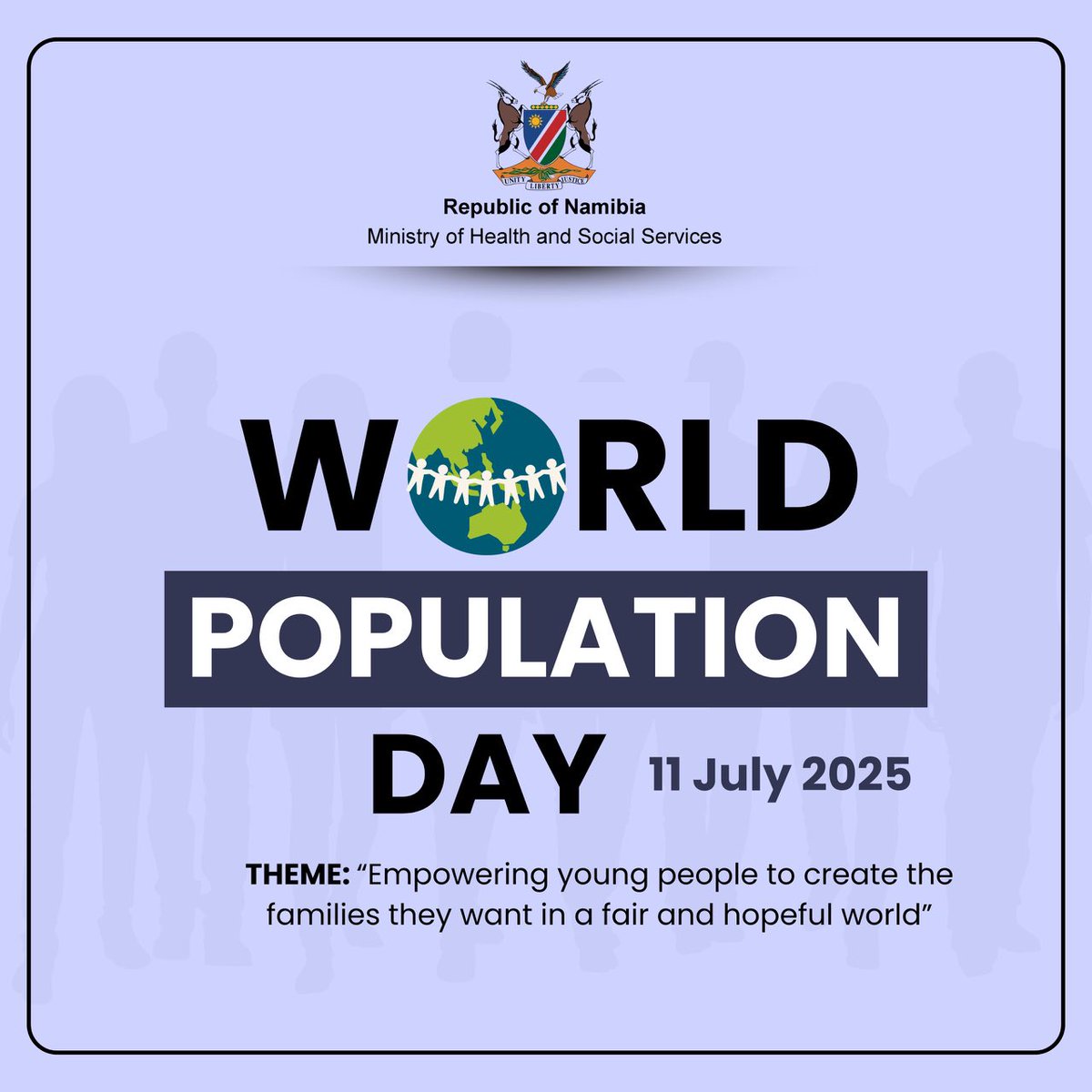 Reproductive rights and health for all!  #WorldPopulationDay"