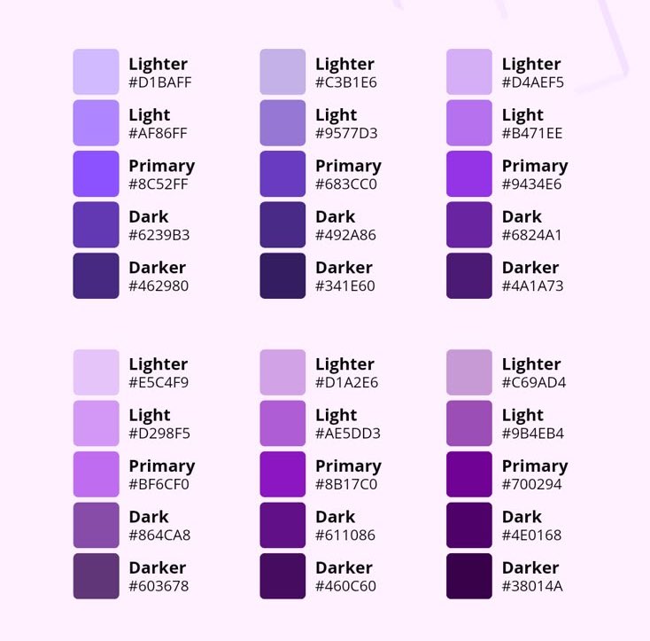 30 shades of purple, what’s your top 3?