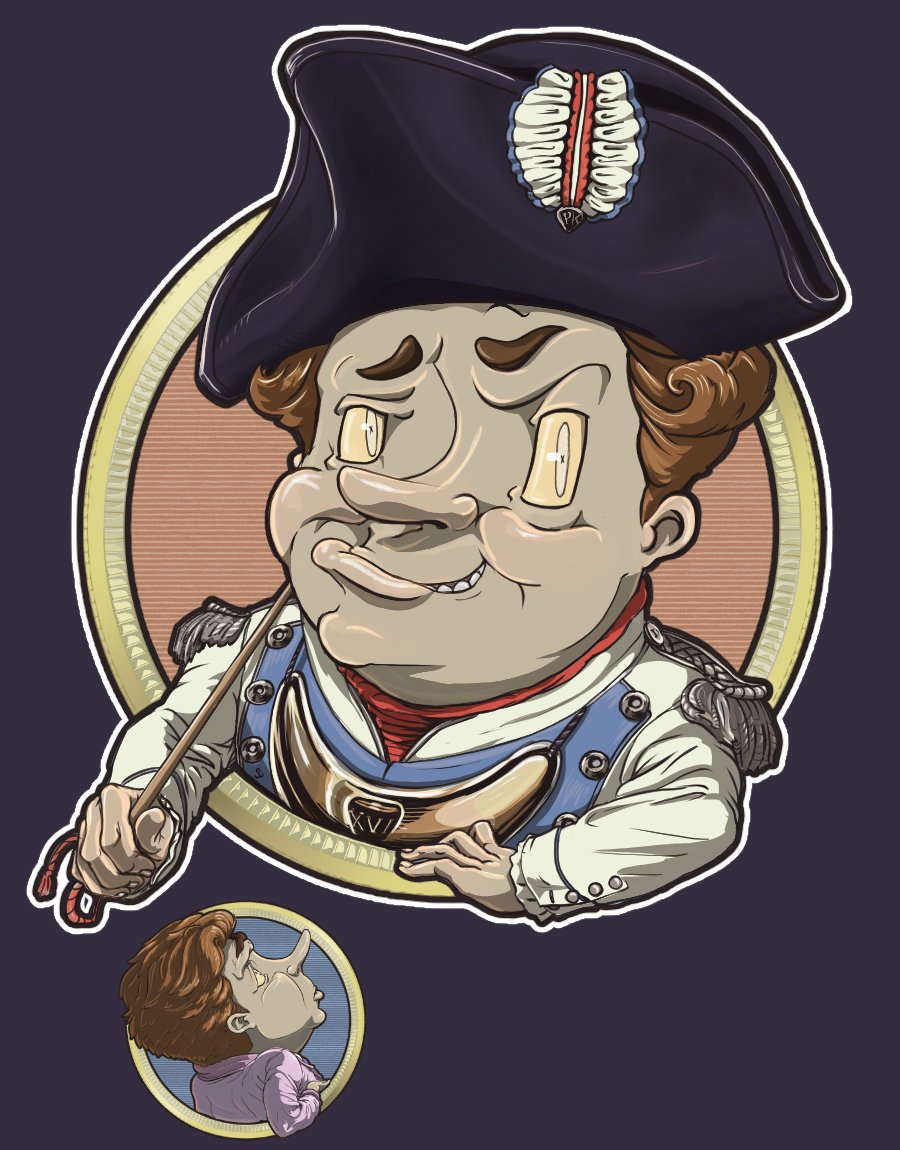 How dapper &amp; smart I look with my blue, white &amp; red get up… hat &amp; crop included. The knowing &amp; brutally debonair glance says it all: I’m happy to still have my head now where’s my peignoir, or is beignet? What’s the difference? Anyway, those are so yummerrific! Flori doesn’t