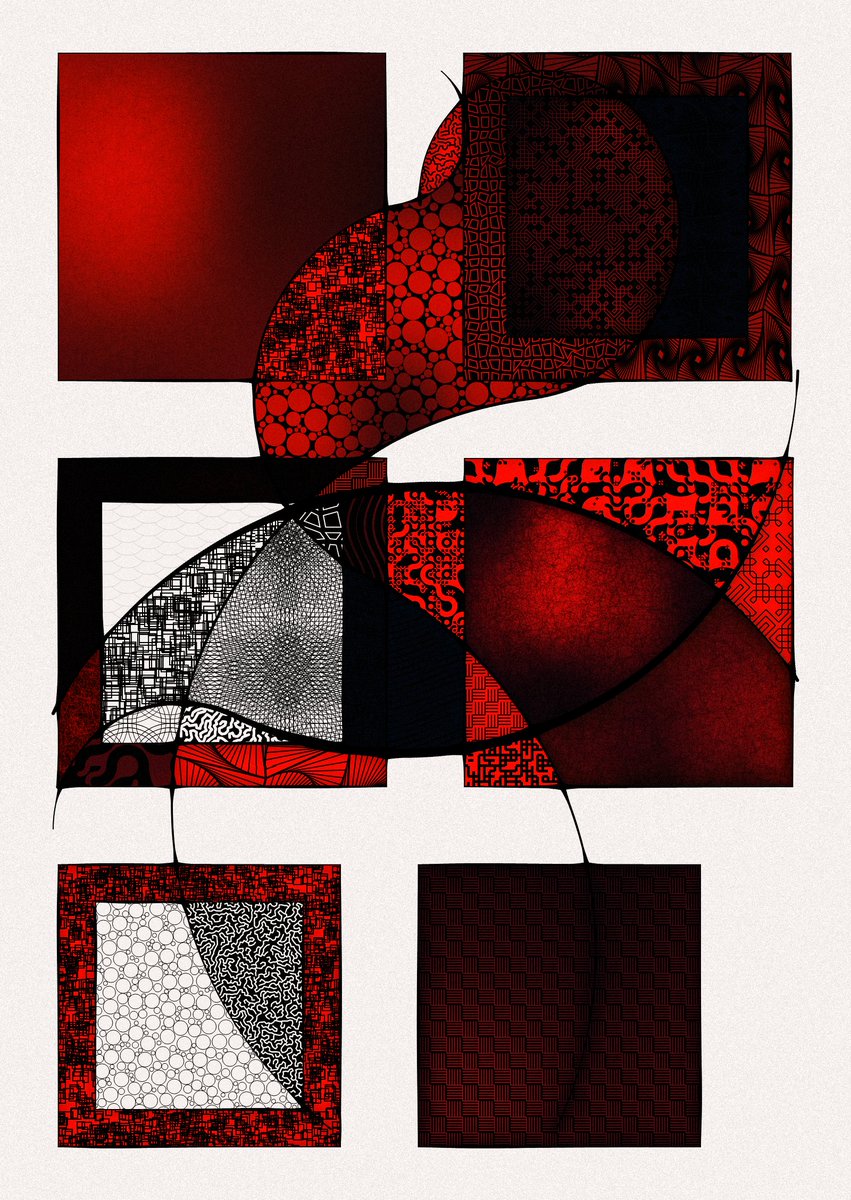 r1b2art's tweet image. The rare &quot;MegaTexture&quot; mode with minimal color scheme.