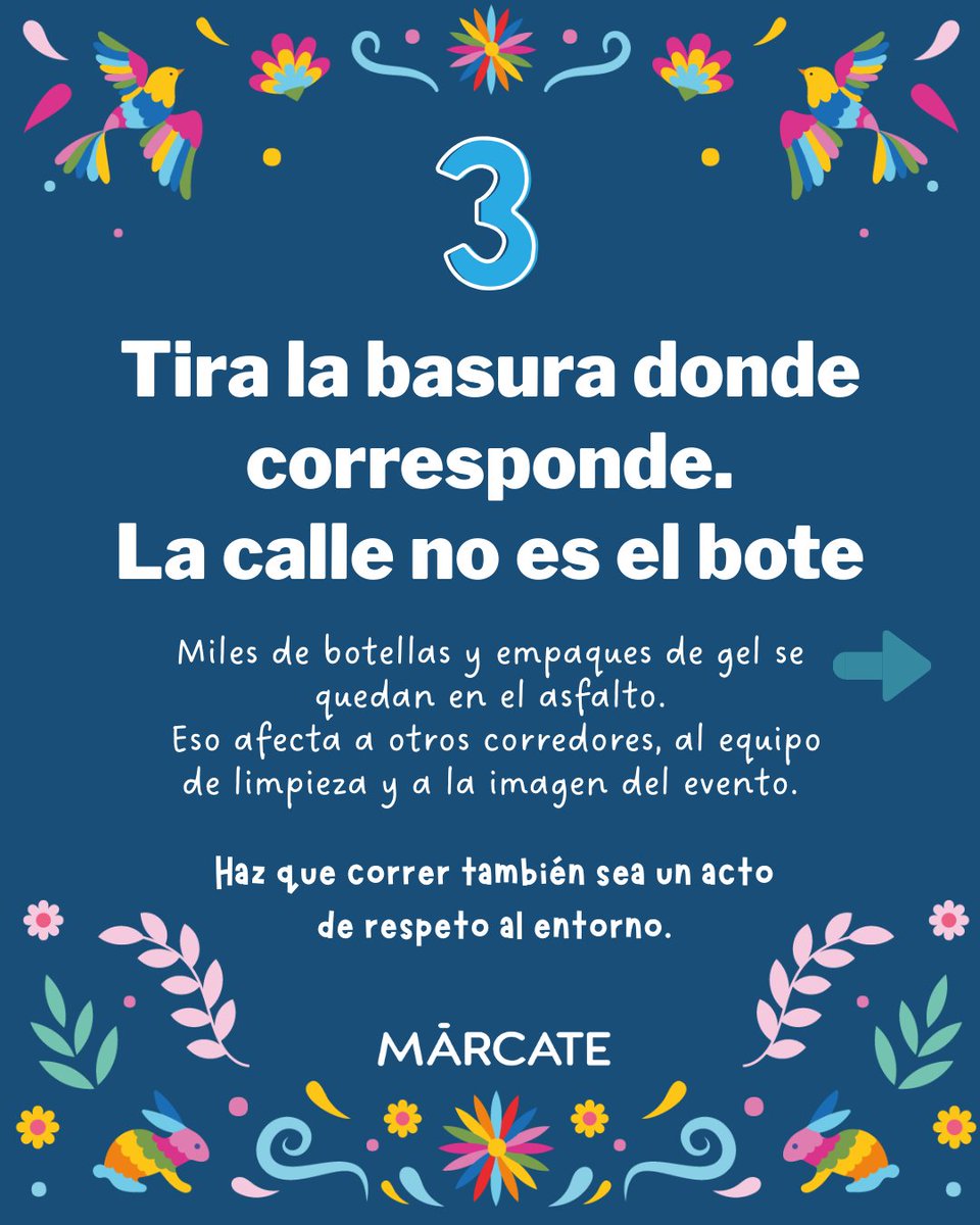 Demostrémos que en esta ciudad, también se corre con conciencia🤩
💥Tu comportamiento importa y hace que todo funcione 💙
Ser parte de esta comunidad es correr con el ♥️ y con responsabilidad

#marcateteam #marcate #21kcdmx #cronomarcate #tiemposmarcate #mediomaratoncdmx
