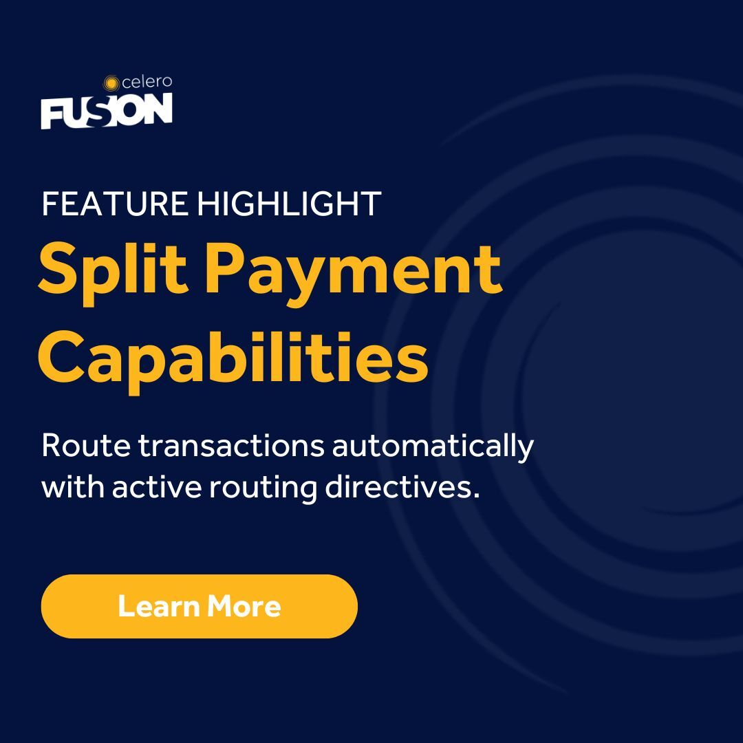 celerocommerce's tweet image. With Celero Fusion’s active routing directives, you can automatically split and route transactions to save time and reduce errors.

Ready to simplify your split payment process? Contact us today to learn more!
hubs.ly/Q03vSMq80 

#SplitPayments #ISVgrowth #CeleroFusion