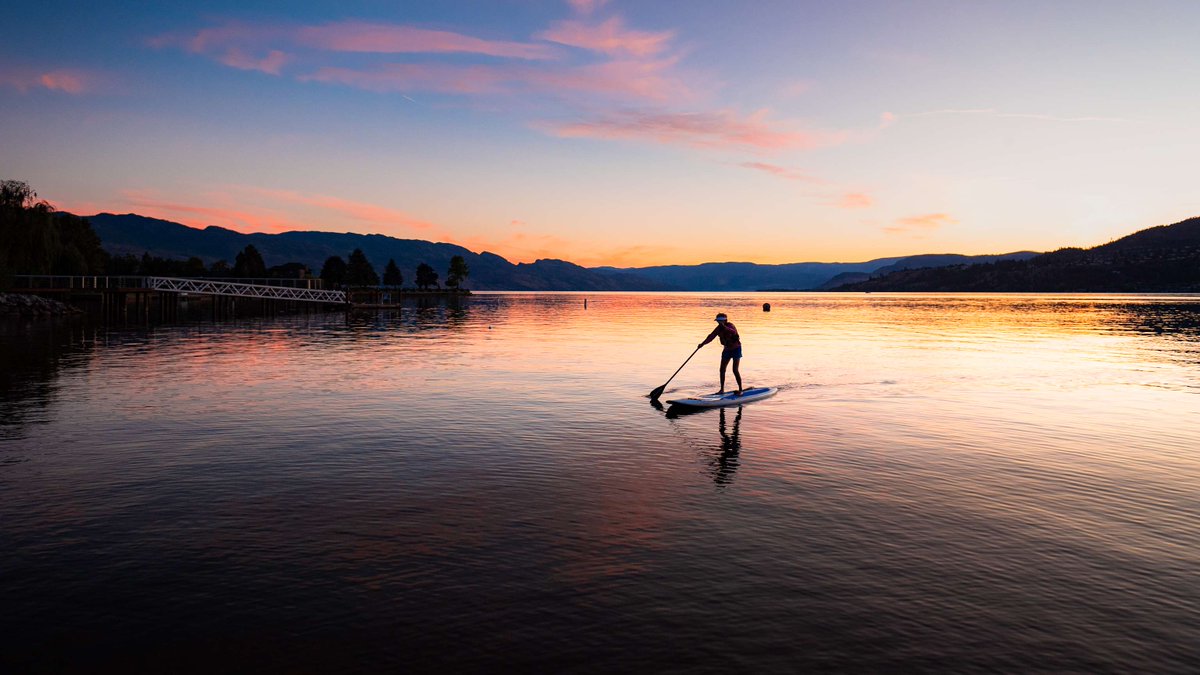 Not all trails are found on solid ground. 💦 Discover our community's 27 km long paddle trail and stop at parks and beaches across our beautiful city.

Our four-season outdoor playground is right outside your door, visit kelowna.ca/activebynature.