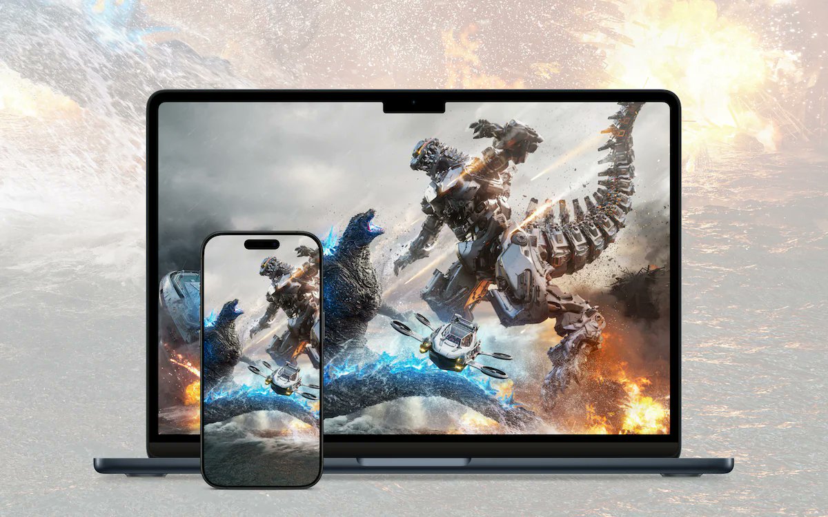 Godzilla_Toho's tweet image. ⚙️ GODZILLA THE RIDE: GREAT CLASH wallpapers are here! Get the KIJU type 0‐G BREAKER‐ goodness on your phone, tablet, and computer: ow.ly/fiyl50WmF8Q