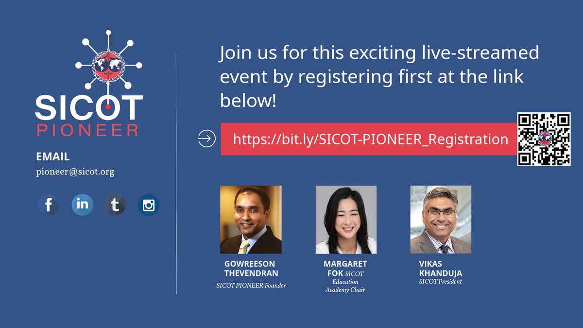 📍Join us in NEXT WEEK for the SICOT-ISAKOS Webinar: Save the Meniscus
Presented in Collaboration with SICOT
🗓️ Friday, July 18, 2025 | 10:00 - 11:15 UTC
🔗 Registration is FREE: isakos.com/Webinars
#ISAKOSWebinar