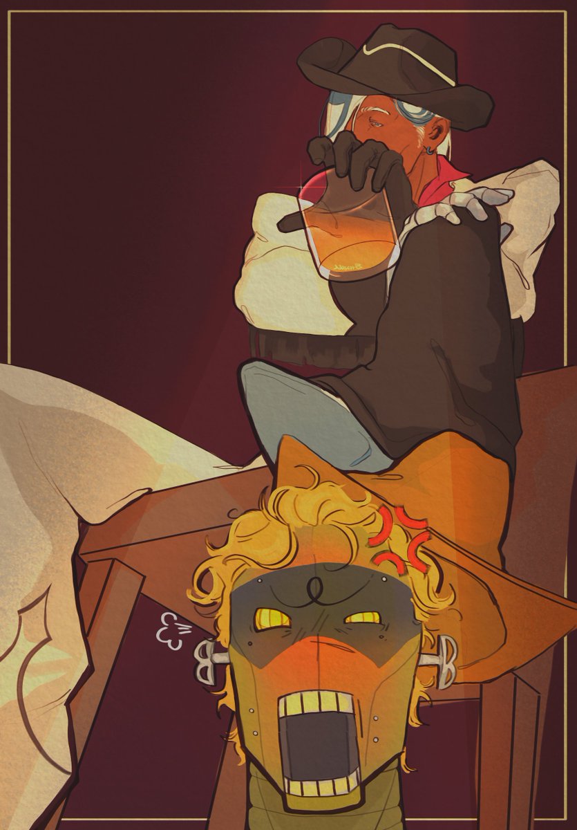 Footrest :p
[#artfight2025 <a href="/qromeju/">juju(ノД`)・゜・。</a>]