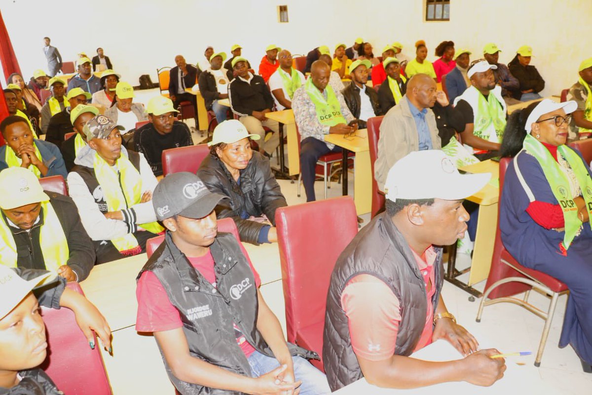 Today, DCP Secretary General Hezron Obaga, accompanied by Dr. Peter Mbae, the Secretary for Planning, led the party’s inaugural aspirants meeting in Nyandarua County.

The meeting brought together grassroots leaders and prospective aspirants to discuss the party’s strategic