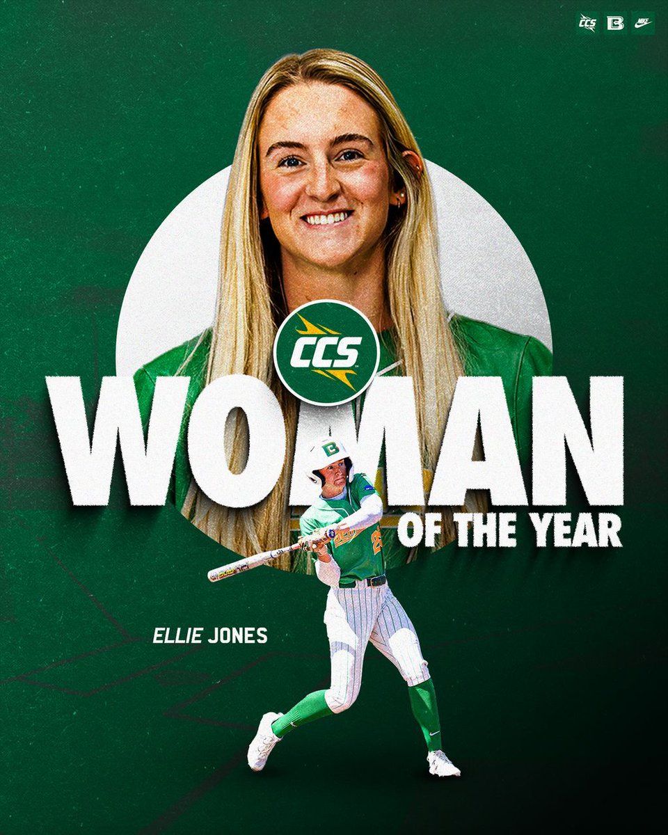 Belhaven Blazers (@belhavenblazers) on Twitter photo ๐๐๐ฆ ๐ช๐ข๐ ๐๐ก ๐ข๐ ๐ง๐๐ ๐ฌ๐๐๐ฅ
Congratulations to Ellie Jones on being named the 2024-25 <a href="/CCofSouth/">Collegiate Conference of the South</a> Woman of the Year!
๐ฐ ยป bit.ly/4lQ3jap
#GoGreen | <a href="/BelhavenSB_/">Belhaven Softball</a> ๐๐๐ฆ ๐ช๐ข๐ ๐๐ก ๐ข๐ ๐ง๐๐ ๐ฌ๐๐๐ฅ
Congratulations to Ellie Jones on being named the 2024-25 <a href="/CCofSouth/">Collegiate Conference of the South</a> Woman of the Year!
๐ฐ ยป bit.ly/4lQ3jap
#GoGreen | <a href="/BelhavenSB_/">Belhaven Softball</a>