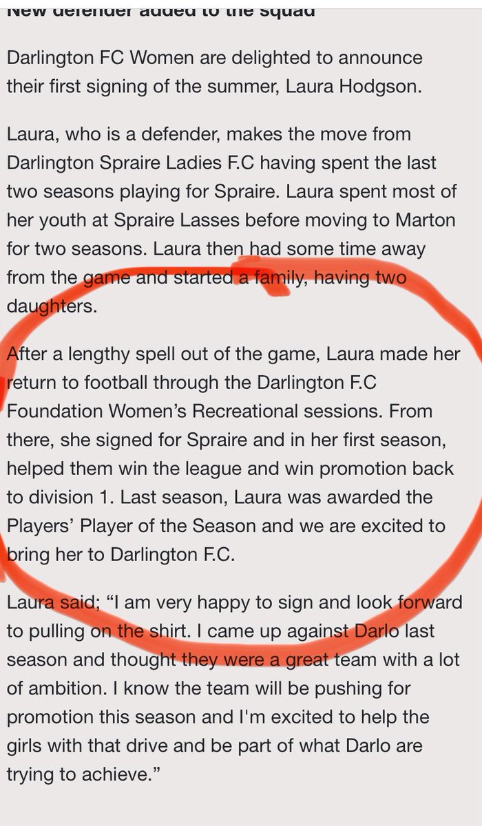 Great to see our recreational sessions bearing fruit for the women’s first team! <a href="/QuakerWomen/">Darlington F.C Women</a> <a href="/Official_Darlo/">Darlington FC</a>